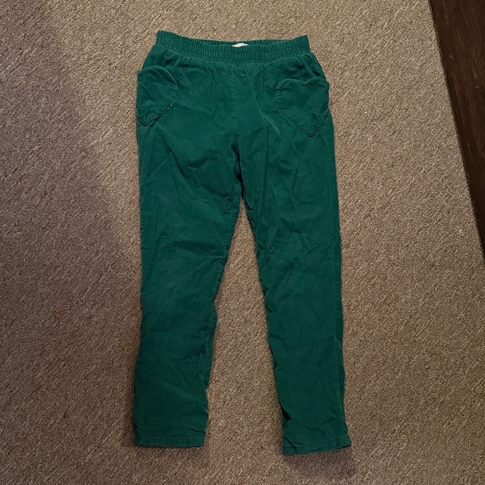 Mini Boden Teal Corduroy Pants